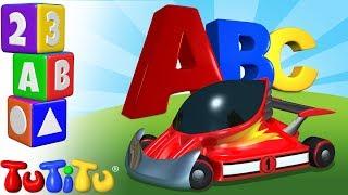 TuTiTu Preschool  Race Cars  Learning the Alphabet with TuTiTu ABC