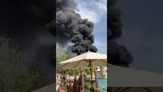 Weer grote brand in Europa-Park Twitter @roudoudou90