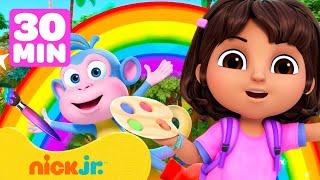 Dora si diverte con i colori con Boots Compilation di 30 minuti   Nick Jr. Italia