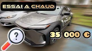 ESSAI À CHAUD BZ4X ️ SUV TOYOTA ÉLECTRIQUE suite grosse baisse de prix VE avis comportement routier