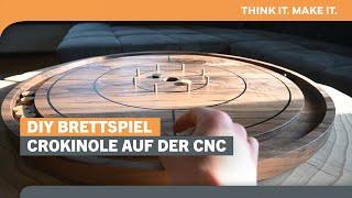 So baust du ein Crokinole Brettspiel auf deiner CNC Maschine  STEPCRAFT