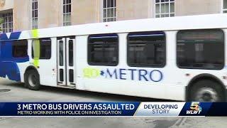 Cincinnati Metro Three operators injured during assaults Saturday night