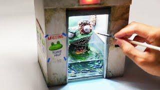 How To Make a Zombie Frog In the Elevator Diorama  Polymer Clay  Epoxy resin