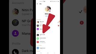 How to Enable Dark Mode on Messenger New Update #darkmode #Messenger #facebook