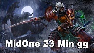 MidOne 23 Min gg Juggernaut SE Asia Dota 2