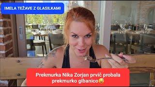 Prekmurka Nika Zorjan je prvič probala prekmursko gibanico