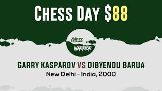 Garry Kasparov vs Dibyendu Barua  New Delhi - India 2000