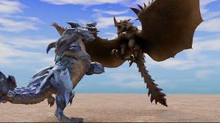 Brachydios Vs Espinas Animated Monster Hunter Turf War