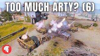 TOO MUCH ARTY? 6 - Company of Heroes 3 - Afrikakorps Gameplay - 4vs4 Multiplayer - No Commentary