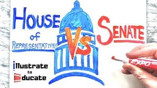 House of Representatives VS Senate  What is the difference between the House and the Senate?