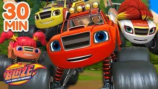 Blaze Family Uses Blazing Speed   30 Minute Compilation  Blaze and the Monster Machines