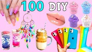 100 DIY - EASY LIFE HACKS AND DIY PROJECTS YOU CAN DO IN 5 MINUTES - ROOM DECOR PHONE CASE and more