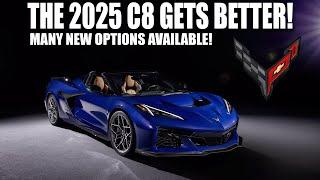 2025 C8 Corvette PRODUCTION Starts TODAY with New OPTIONS in play