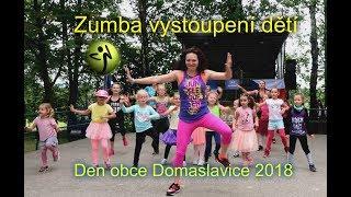 Zumba vystoupení dětí - Den obce Domaslavice 2018 - Ivana Pawlasová