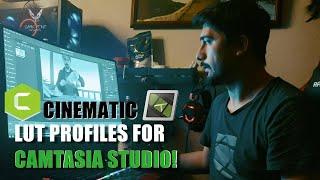 Cinematic Lut Color lut trials in Camtasia Studio 2021 Color your videos easily