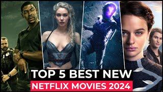 Top 5 New Netflix Original Movies Released In 2024  Best Netflix Movies 2024  Netflix Movies