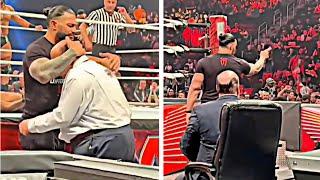 Roman Reigns Always Respect Pual Heyman ️Roman and Pual Love .