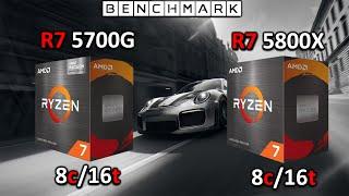 AMD Ryzen 5700G vs 5800X Test in 8 Games  1080p 1440p 2160p