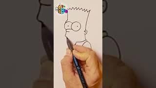 How to draw Bart The Simpsons #drawing #drawinganimals #drawingforkids #howtodraw