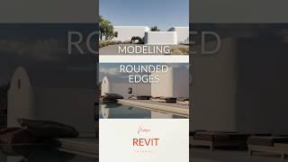 How to model rounded edges in Revit #revit #shorts #intro #architecture #tips