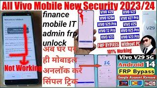 Vivo v29e Frp Bypass Android 1314New Trick Vivo v29e Google account BypassFrp Bypass unlock tool