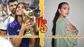 Antonela Roccuzzo Messis Wife VS Georgina Rodríguez Ronaldos Wife Transformation ⭐ 2023