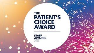 The Patients Choice Award │ Gloucestershire Hospitals Staff Awards 2023