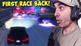 Summit1g FIRST RACE Back In GTA RP With Ramees BUGATTI