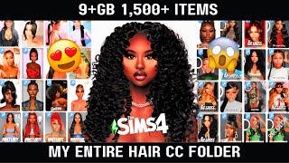 My Entire Sims 4 Hair CC Folder  MyraviahTheSimmer  CC Folder Series