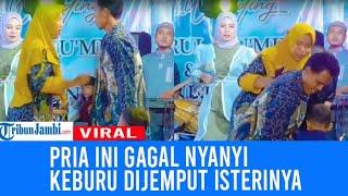 Viral Isteri Jemput Saat Mau Nyanyi di Atas Panggung Hajatan