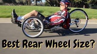 Whats The Best Size Rear Wheel For A Recumbent Trike?