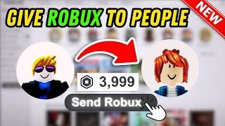 How To Give Robux To People On Roblox 2024 Full Guide  Send Robux To Friends Easily
