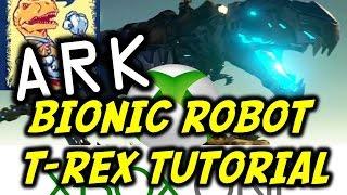 ARK Survival Evolved PS4Xbox Bionic T-Rex How To Get Robot Skin - Now Free with PS Plus