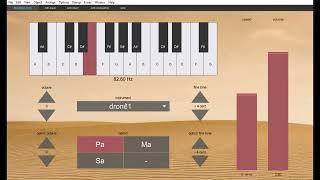 Shruti Box - Shruti Harmonium made with MAXMSP