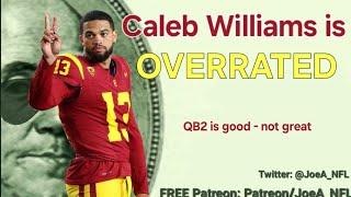 Caleb Williams is OVERRATED  - 2024 NFL Draft  All-22 Breakdown