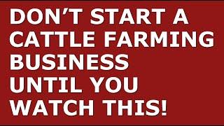 How to Start a Cattle Farming Business  Free Cattle Farming Business Plan Template Included