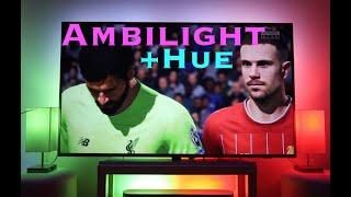 EXTREME Gaming Ambilight TV + Hue Lights - FIFA 20 Chelsea v Liverpool Highlights Pt1 PS4 Pro