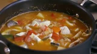 How to make a Greek Fish Stew with Jamie Olivers Tefal Hard Anodised Cookware