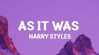 Harry Styles - As It Was Lyrics