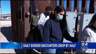 DHS Daily Migrant Encounters At Southern Border Have Dropped By Half This Month