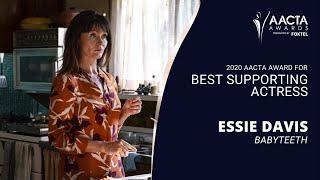 Essie Davis wins Best Supporting Actress  2020 AACTA Awards In Room