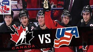 Canada vs USA  2020 WJC Highlights  Dec. 26 2019