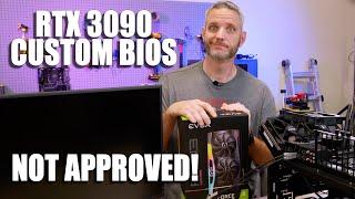 This is what happens when you modify the RTX 3090 Bios...