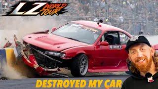 My car was DESTROYED at the LZ World Tour