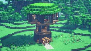 Minecraft How to Build a Treehouse - Minecraft Builds