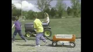 Rescue 911 Boy vs. Riding Lawn Mower