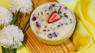 Fruits custard #fruitscustard #custard #custardrecipe