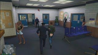 GTA V  Day 120 in LSPD  Michael Transport All Criminal in Jail Playing GTA 5 As A Police Officer 5