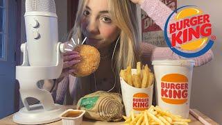 ASMR Eating a Burger King Feast