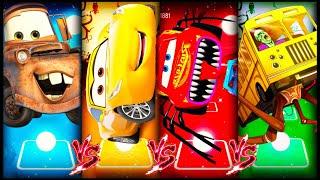 Tiles hop - Coffin Dance Song Cover Lightning McQueen Car 3 Mater Cruz Ramirez Bus Head Eater